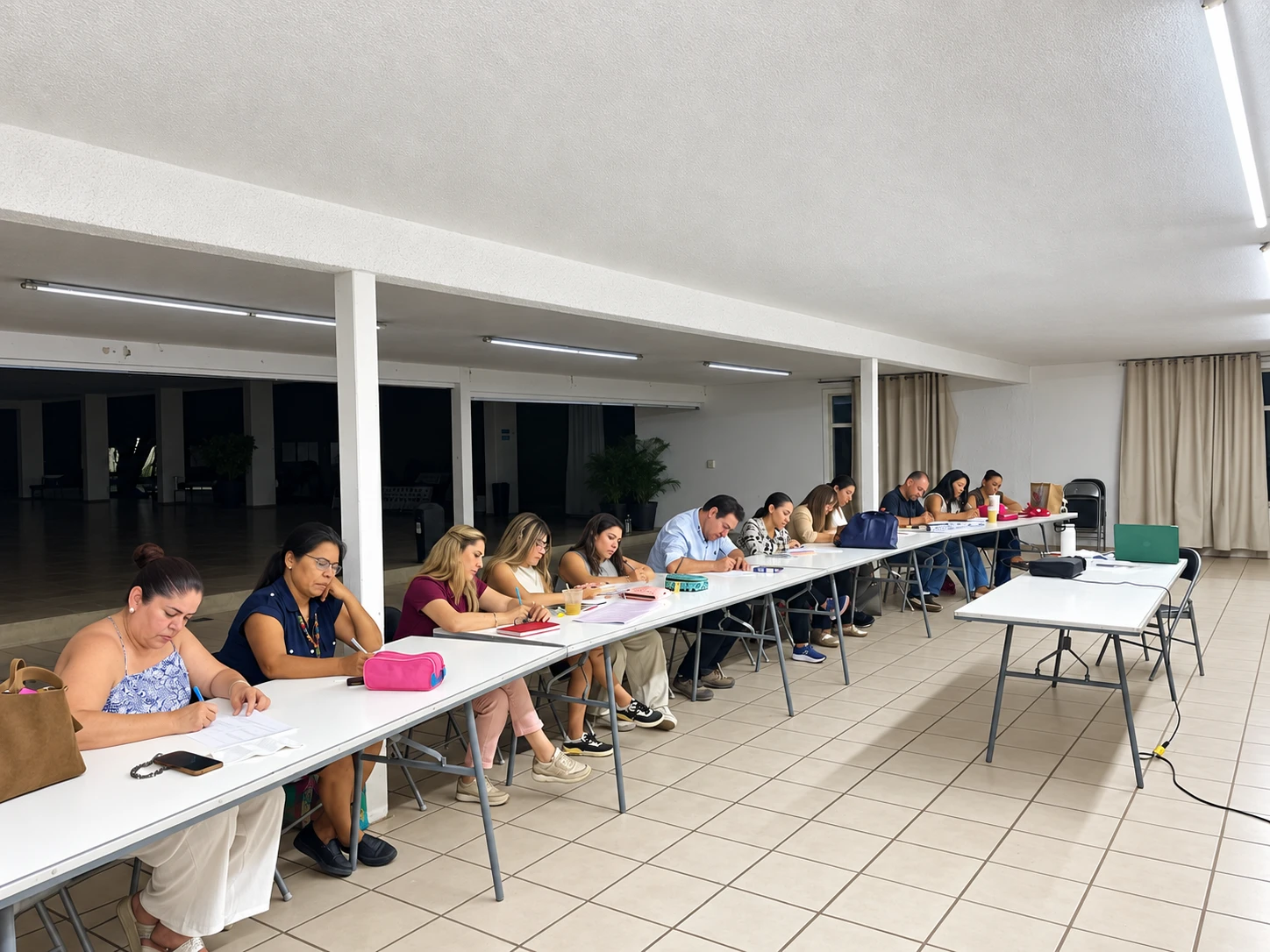 Sesión de trabajo con participantes